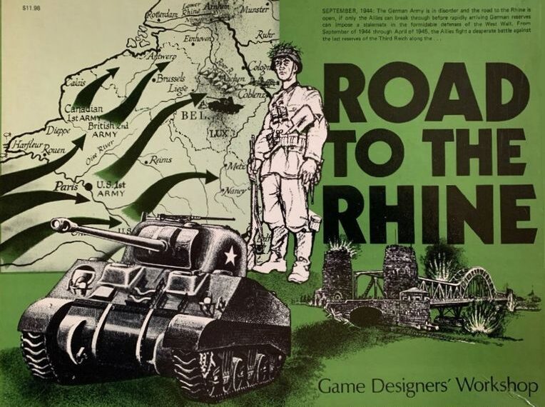 Road to the Rhine (1979) Board Game