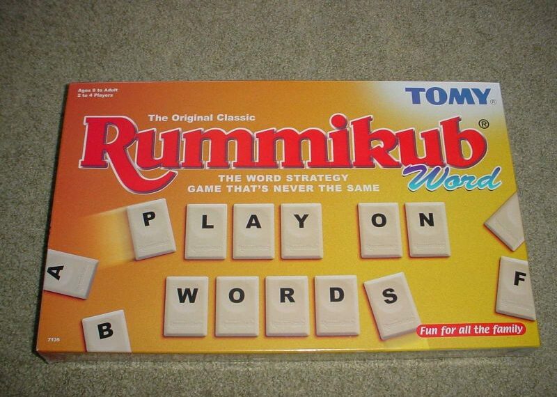 Word Rummikub (1983) Board Game