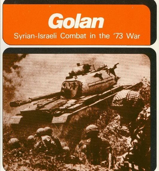Golan: Syrian-Israeli Combat in the ’73 War (1975) Board Game