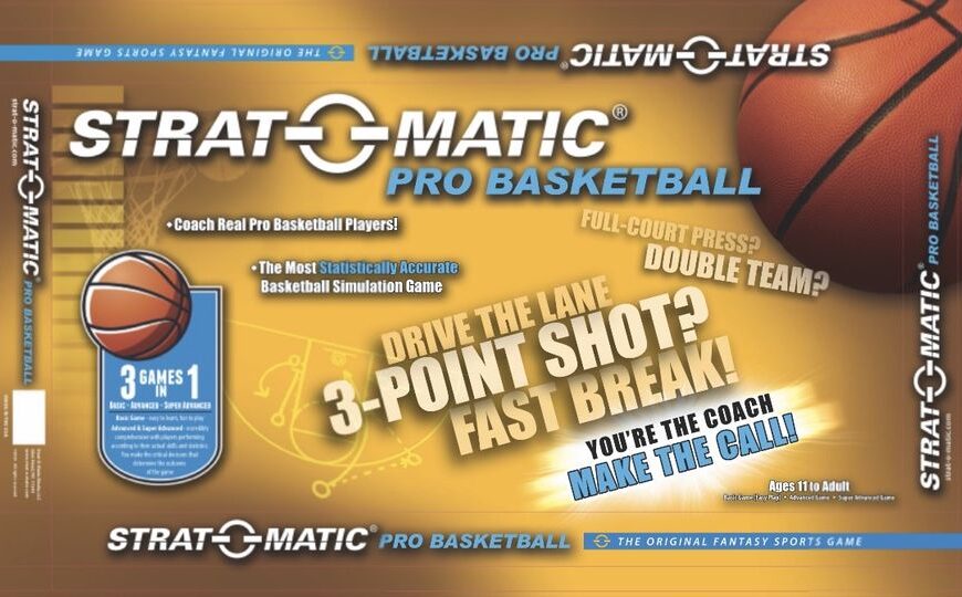 Strat-O-Matic Pro Basketball (1973) Board Game