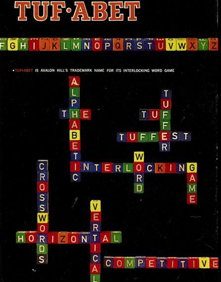 Tuf-abet (1969) Board Game