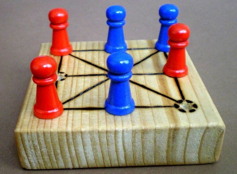 Three Men’s Morris (-1400) Board Game