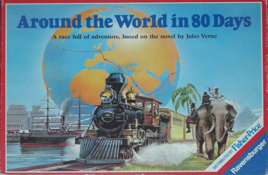Around the World in 80 Days (1986) Board Game