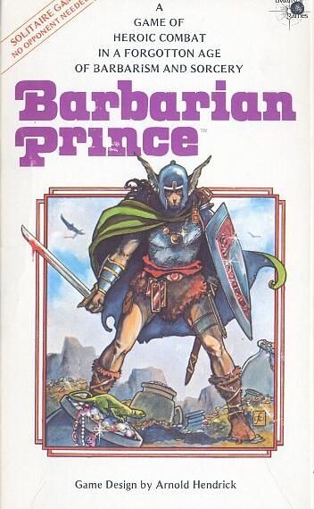 Barbarian Prince (1981) Board Game
