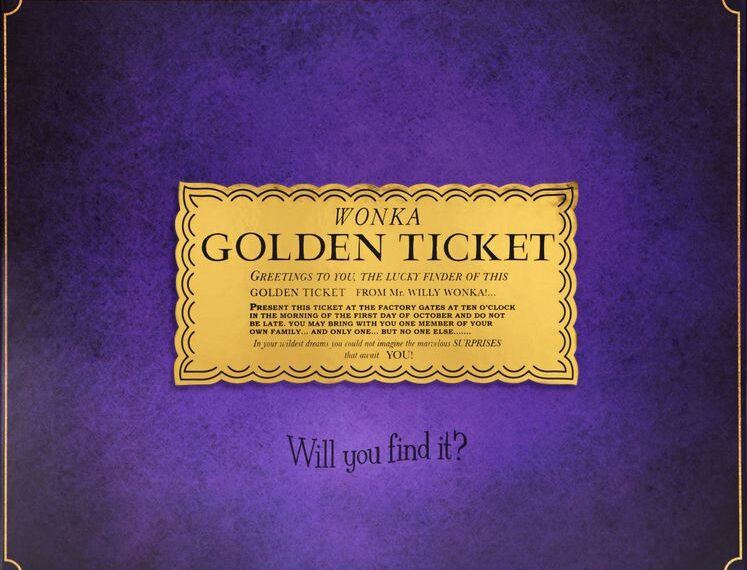 The Golden Ticket Game (2021) Board Game