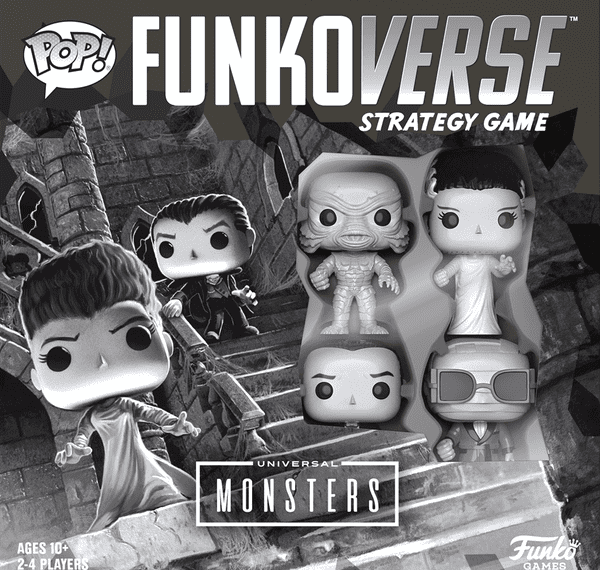 Funkoverse Strategy Game: Universal Monsters 100 (2022) Board Game