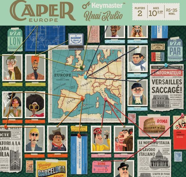 Caper: Europe (2022) Board Game