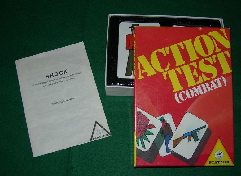 Action Test (1970) Board Game