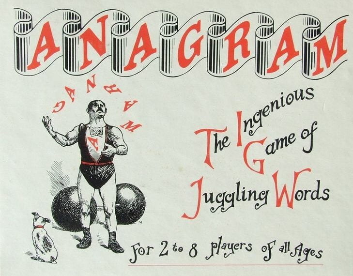 Anagram: The Ingenious Game of Juggling Words (1991) Board Game
