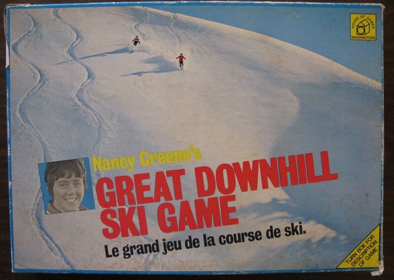 The Great Downhill Ski Game (1970) Board Game