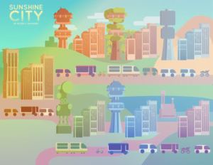 Sunshine City (2022) Board Game