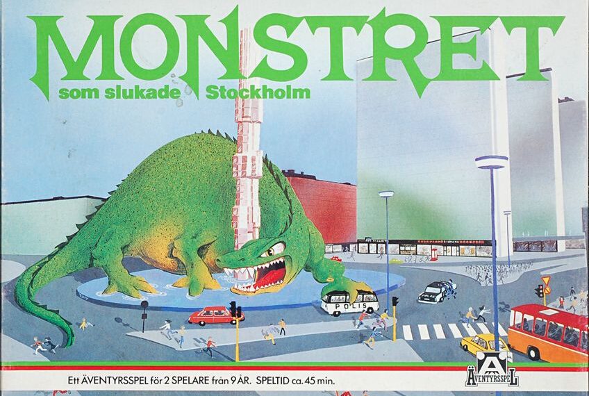Monstret som slukade Stockholm (1983) Board Game