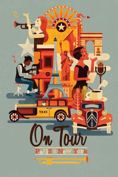 On Tour: Paris and New York (2022) Board Game