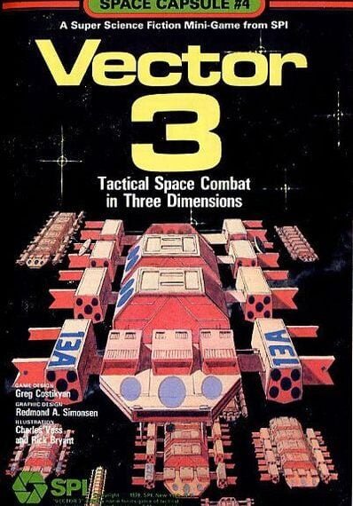 Vector 3: Tactical Space Combat in Three Dimensions (1979) Board Game