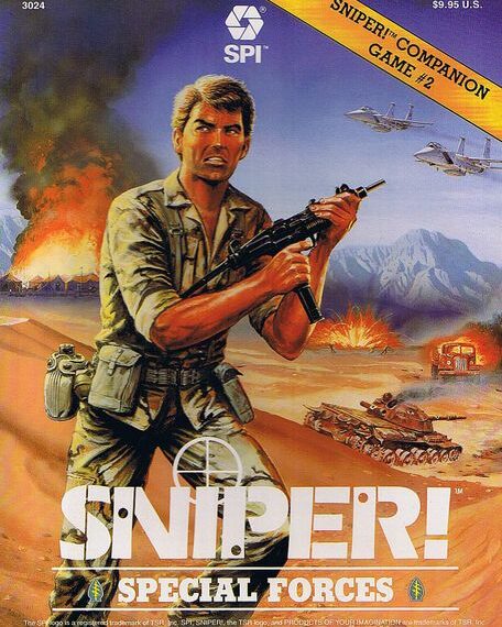 Sniper! Special Forces: Sniper! Companion Game #2 (1988) Board Game