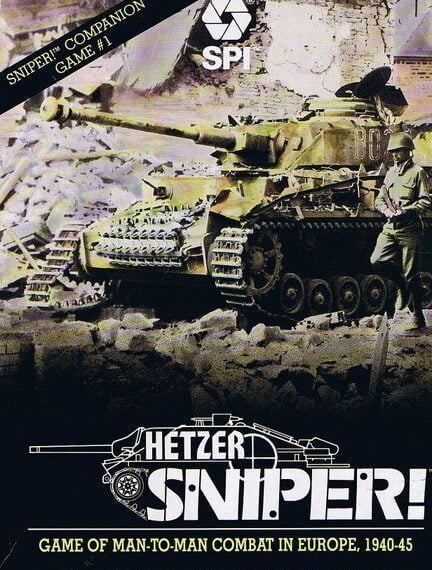 Hetzer Sniper!: Sniper Companion Game #1 (1987) Board Game
