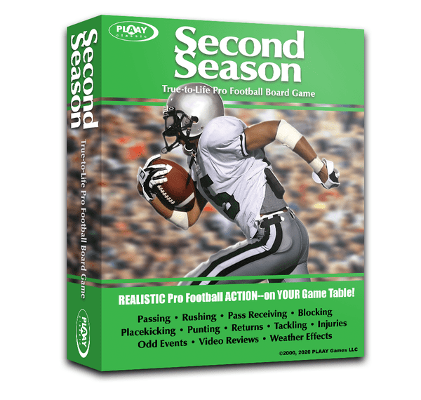 Second Season Pro Football Game (1999) Board Game