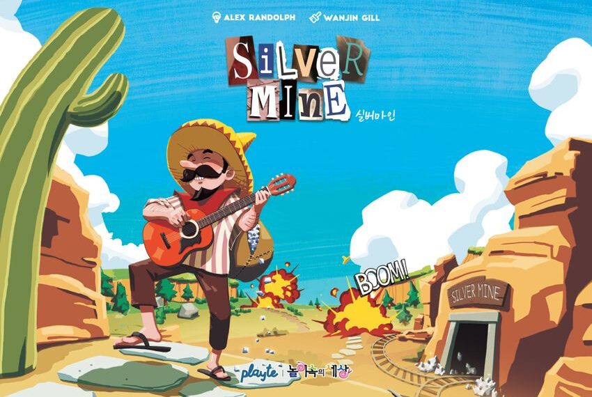 Silver Mine (1992) Board Game