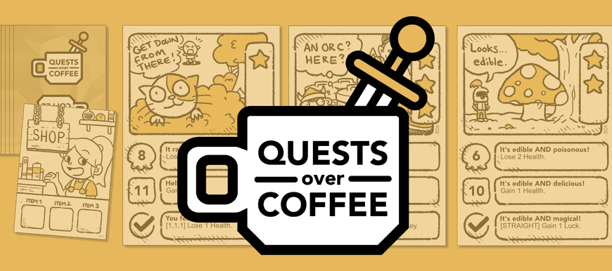 Quests Over Coffee (2022) Board Game