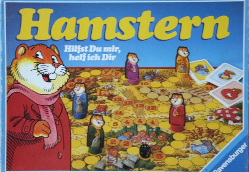 The Hamsters (1986) Board Game