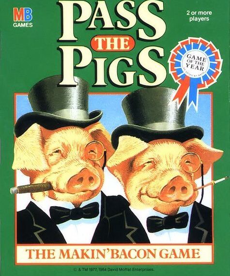 Pass the Pigs (1977) Board Game