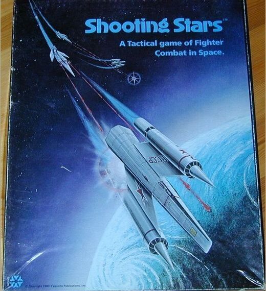 Shooting Stars: A Tactical Game of Fighter Combat in Space (1980) Board Game
