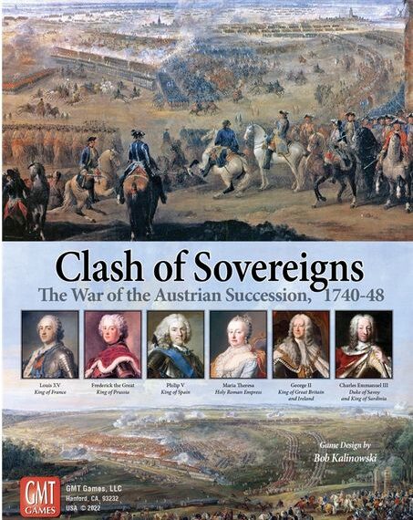 Clash of Sovereigns: The War of the Austrian Succession, 1740-48 (2023) Board Game