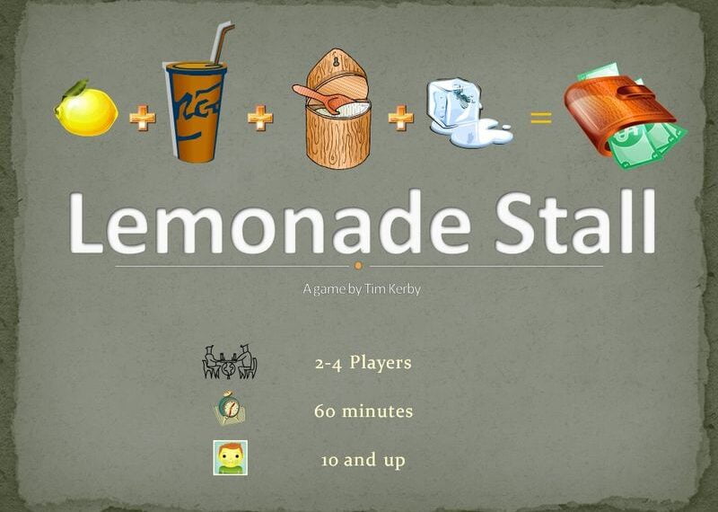 Lemonade Stall (2010) Board Game