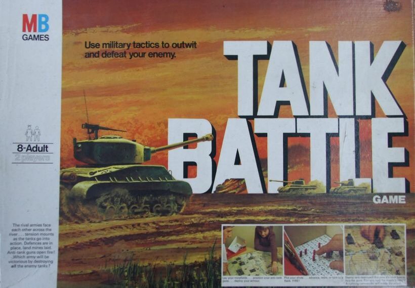 Tank Battle (1975) Board Game