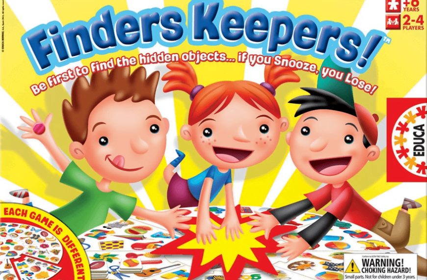 Finders Keepers! (1993) Board Game