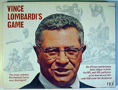 Vince Lombardi’s Game (1970) Board Game