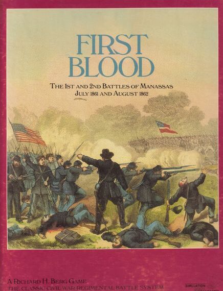 First Blood: The 1st and 2nd Battles of Manassas (1989) Board Game