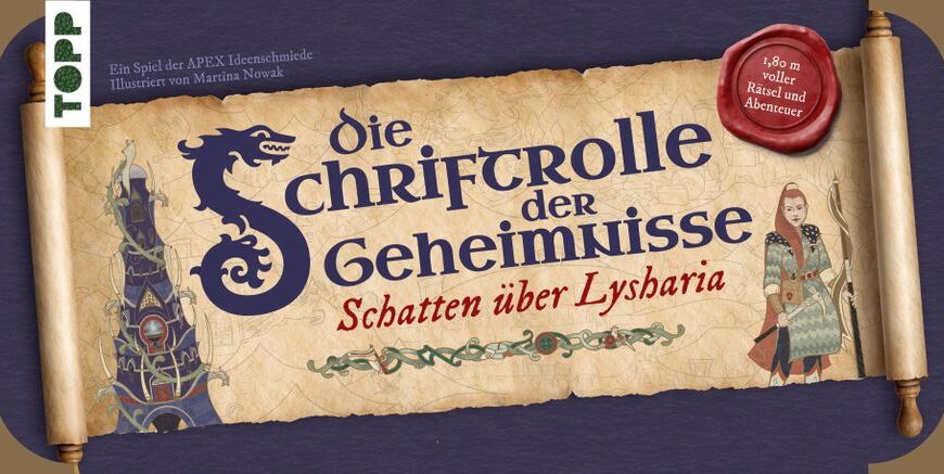 Die Schriftrolle der Geheimnisse: Schatten über Lysharia (2022) Board Game