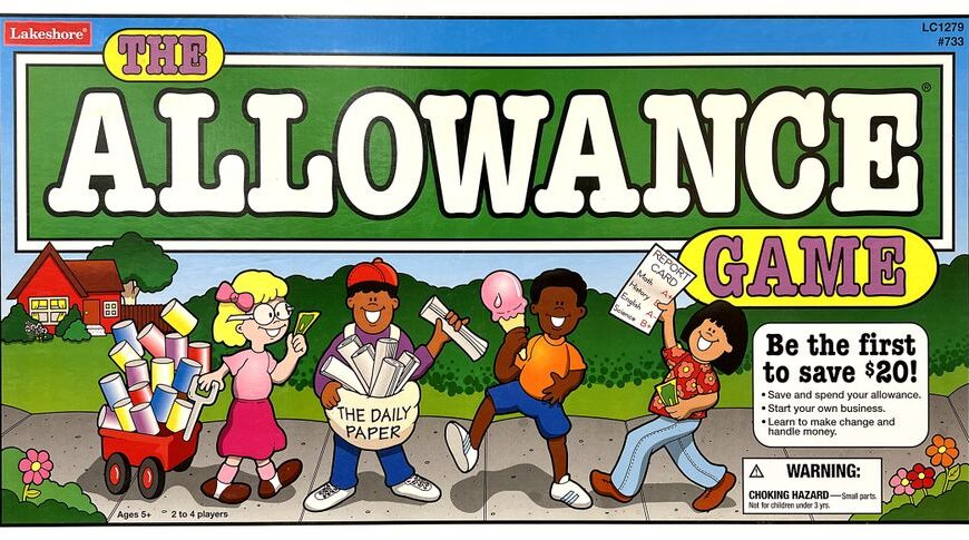 The Allowance Game (1979) Board Game