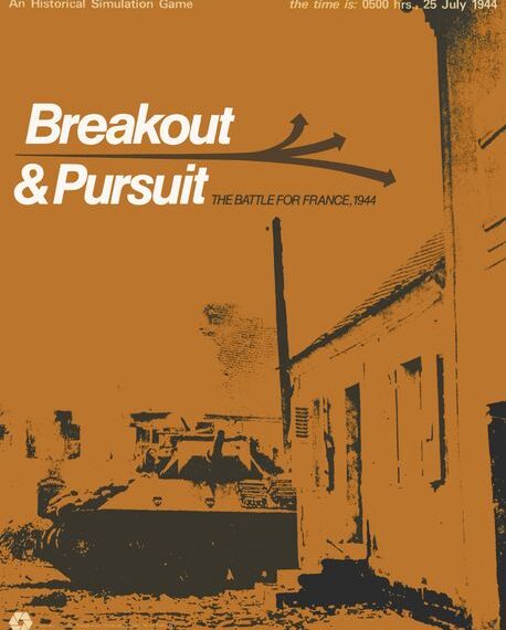 Breakout & Pursuit: The Battle for France, 1944 (1972) Board Game