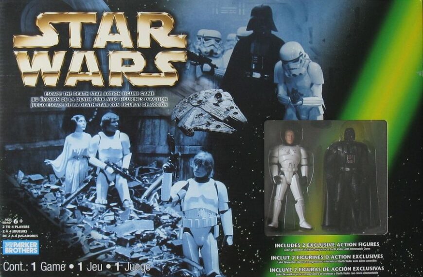 Star Wars: Escape the Death Star Action Figure Game (1998) Board Game