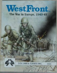 WestFront: The War in Europe, 1943-45 (1992) Board Game