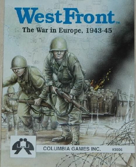WestFront: The War in Europe, 1943-45 (1992) Board Game