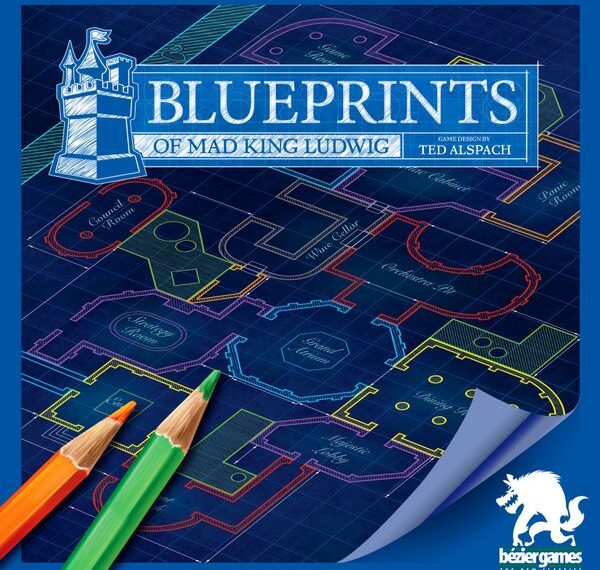 Blueprints of Mad King Ludwig (2024) Board Game