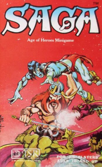 Saga (1980) Board Game