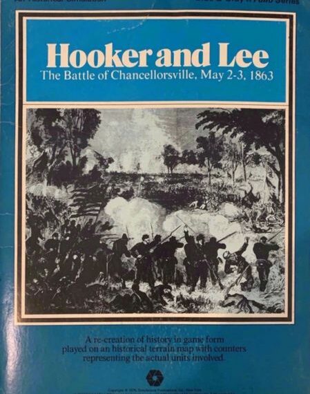 Hooker and Lee: The Battle of Chancellorsville, May 2-3, 1863 (1975) Board Game