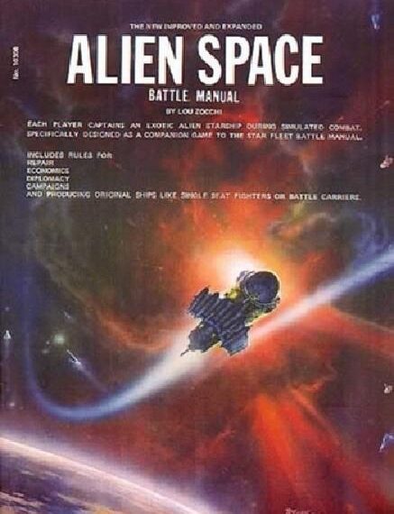 Alien Space Battle Manual (1973) Board Game