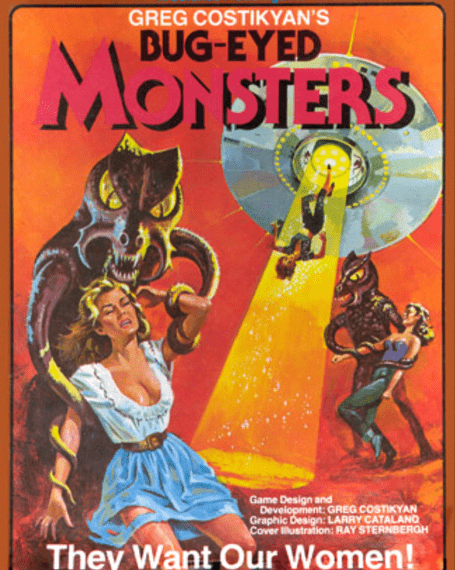 Bug-Eyed Monsters (1983) Board Game