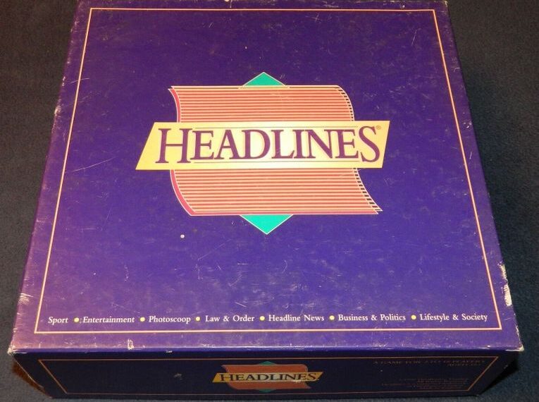 Headlines (1996) Board Game