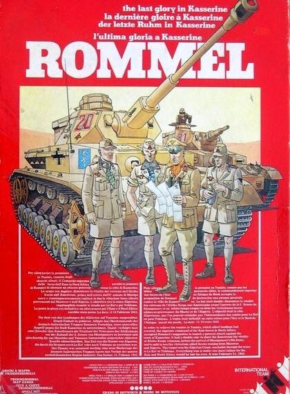 Rommel: The Last Glory in Kasserine (1981) Board Game