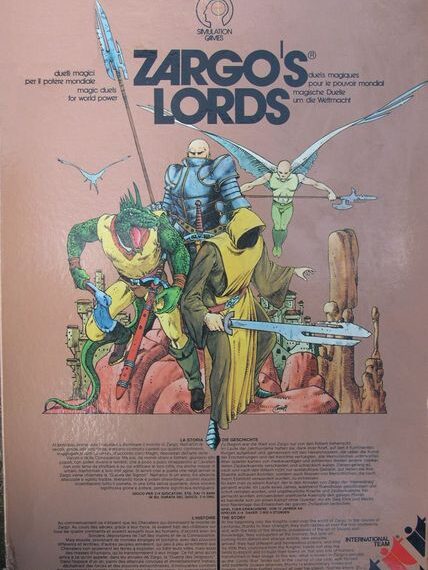 Zargo’s Lords: Magic Duels for World Power (1979) Board Game