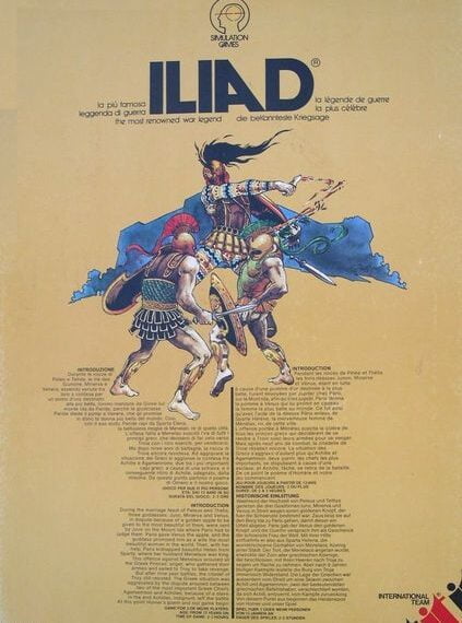 Iliad: The Most Renowned War Legend (1979) Board Game