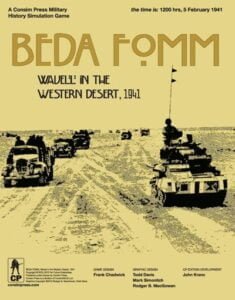 Beda Fomm (2010) Board Game