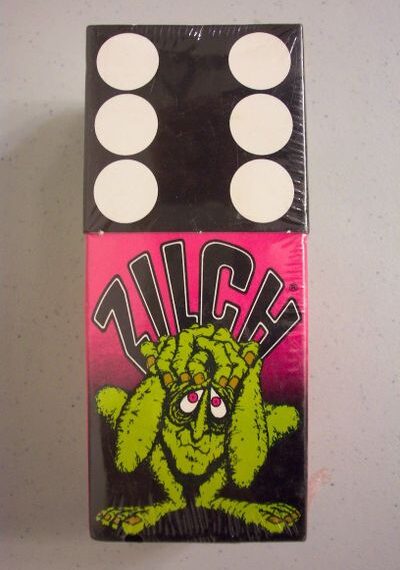 Zilch (1972) Board Game