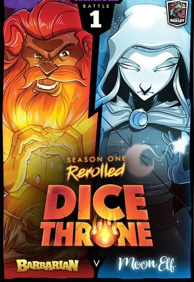 Dice Throne: Season One ReRolled – Barbarian v. Moon Elf (2021) Board Game